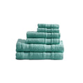 Super Soft Cotton Quick Dry Bath Towel 6 Piece Set Teal Cotton