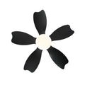 30 In Small Kid'S Ceiling Fan Lighting With Remote Control For Small Children Room Black Abs