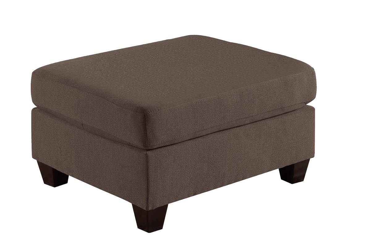 Modular Sectional 9Pc Set Living Room Furniture Corner Sectional Couch Black Coffee Linen Like Fabric 3X Corner Wedge 4X Armless Chairs And 2X Ottomans Coffee Wood Primary Living Space Cushion Back