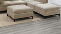 Modular Living Room Furniture Ottoman Camel Chenille Fabric 1Pc Cushion Ottoman Couch Exposed Wooden Base Camel Chenille Primary Living Space Contemporary,Modern Rectangle Chenille