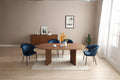 Wood Dining Table Kitchen Table Small Space Dining Table Walnut Desk Top Walnut Foam Mdf
