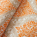 Comforter Set King Orange Polyester