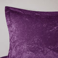 Velvet Comforter Set Twin Xl Purple Polyester
