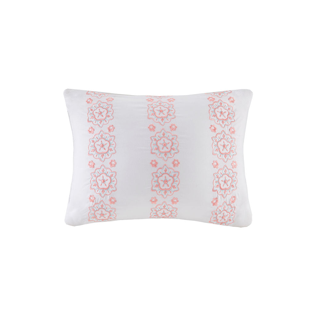 Boho Comforter Set With Bed Sheets Twin Xl Coral Polyester