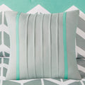 Comforter Set Full Aqua Polyester