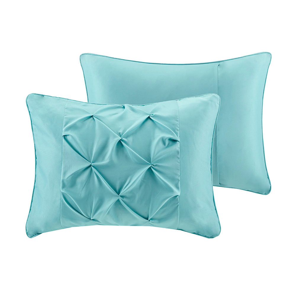 Boho Comforter Set With Bed Sheets Twin Xl Aqua Polyester