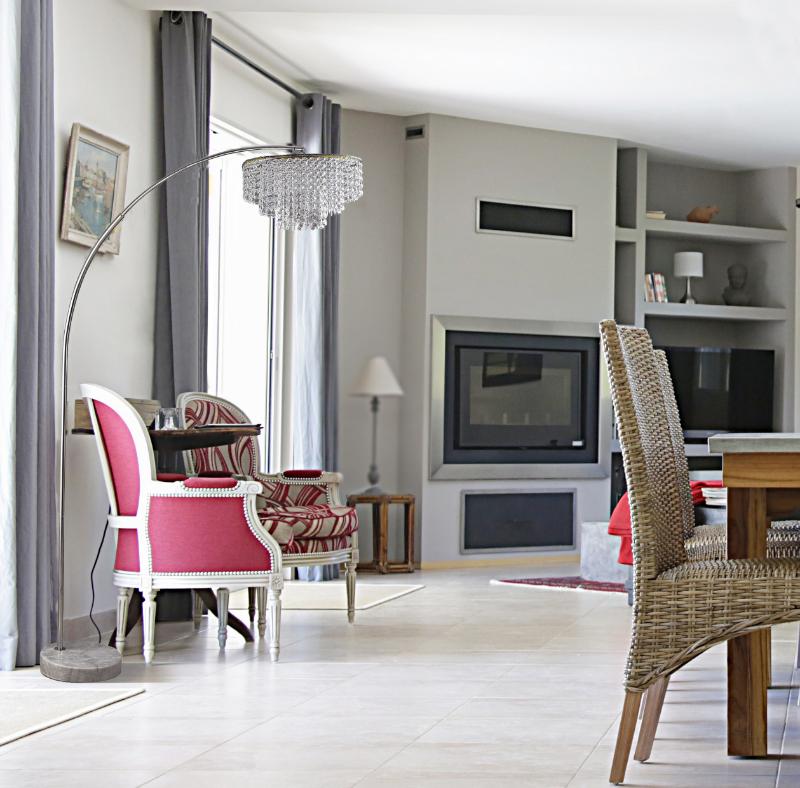 86" Hanging Chandelier Arch Lamp 2.2 42.90 Chrome Metal