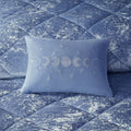 Velvet Comforter Set King Blue Polyester
