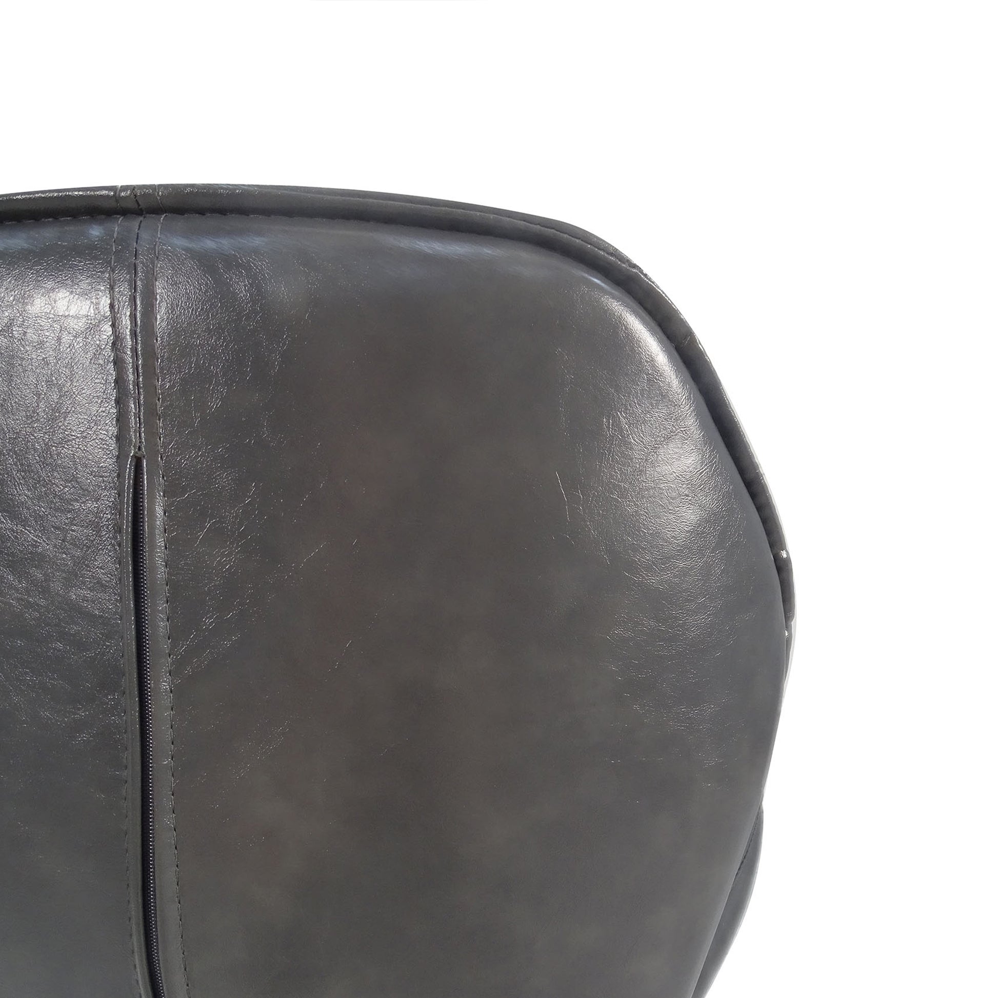 Set Of 2, Leather Bar Chair With High Density Sponge, Pu Chair Counter Height Pub Kitchen Stools For Dining Room,Homes,Bars, Kitchens,Gray Gray Pu