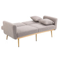 Coolmore Velvet Sofaaccent Sofa .Seat Sofa With Metal Feet Grey Teddy Polyester