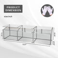 Polycarbonate Greenhouse For Outdoors In Winter Silver Aluminium