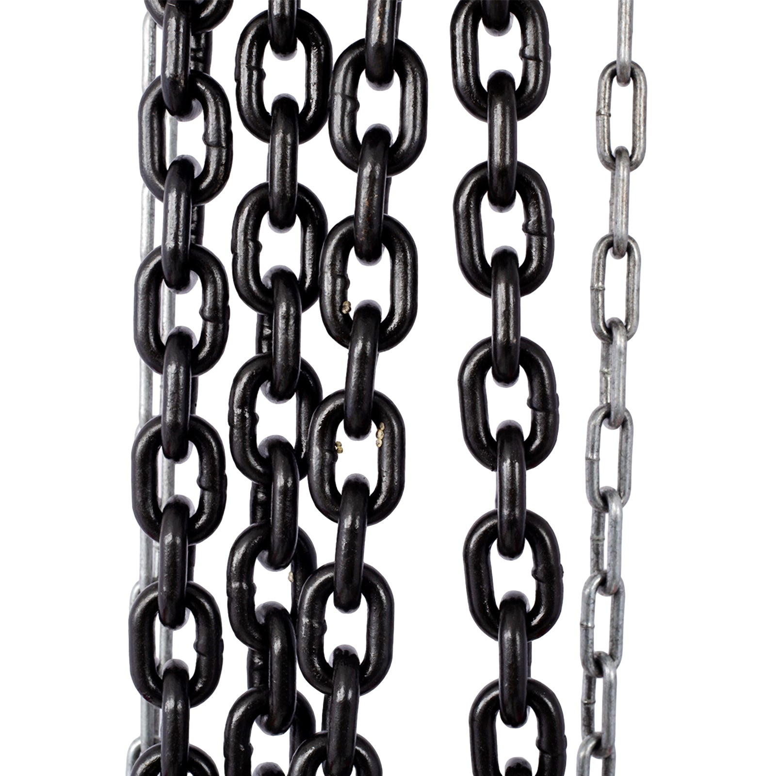 Chain Hoist 4400Lbs 2T Capacity 10Ft With 2 Heavy Duty Hooks,Manual Chain Hoist Steel Construction,Black Black Steel