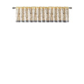 Embroidered Window Valance Yellow 50X18