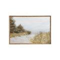 Abstract Landscape Framed Canvas Wall Art Multi Mdf