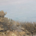 Abstract Landscape Framed Canvas Wall Art Multi Mdf