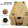 Khaki Color Ice Cooler Box 65Qt Camping Ice Chest Beer Box Outdoor Fishing Cooler Khaki Abs Plastic