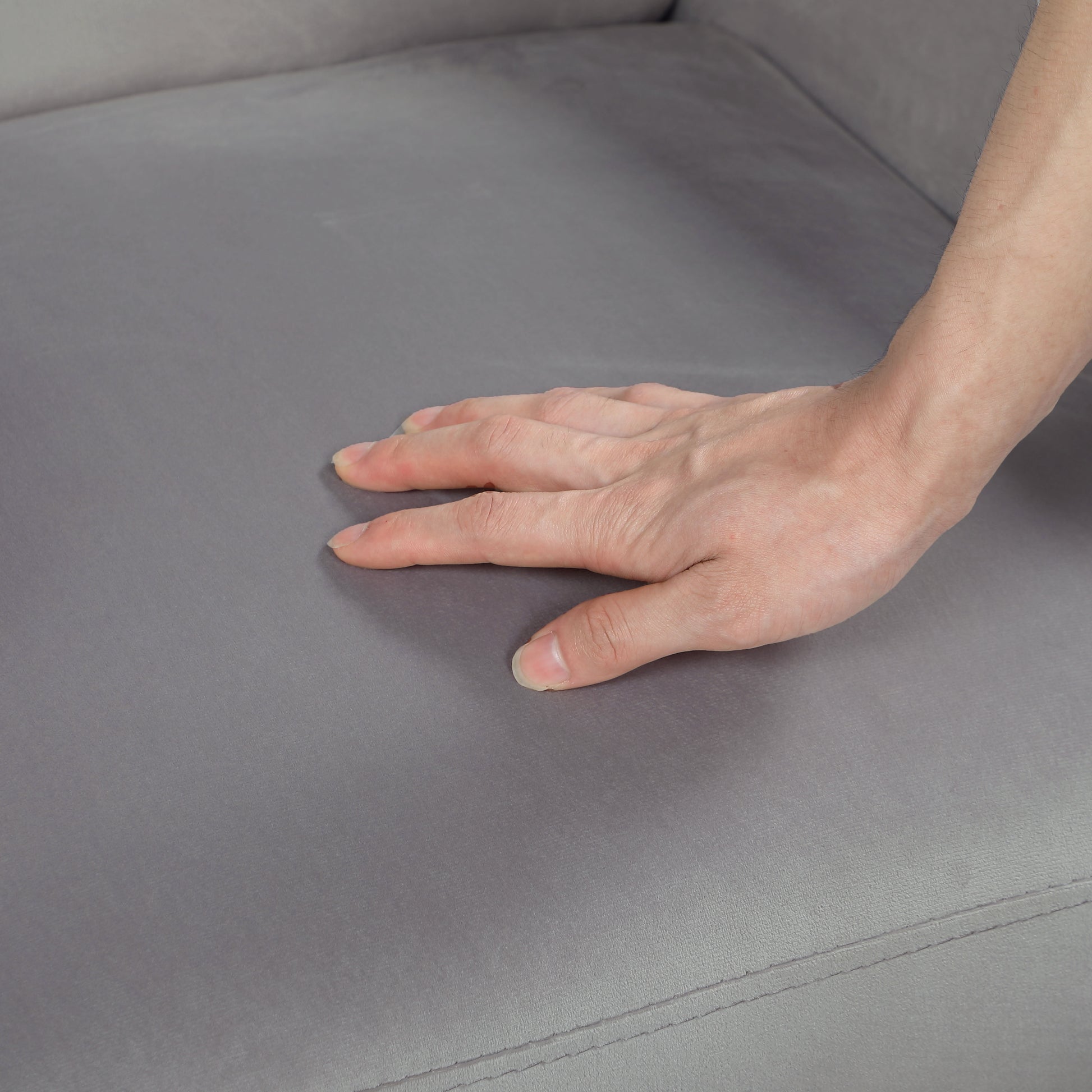 Reading Armchair Living Room Comfy Accent Chairs, Bedroom Chairs For Office Bedroom With Arm Rest, Lounge Chair For Office And Study Gray Velvet