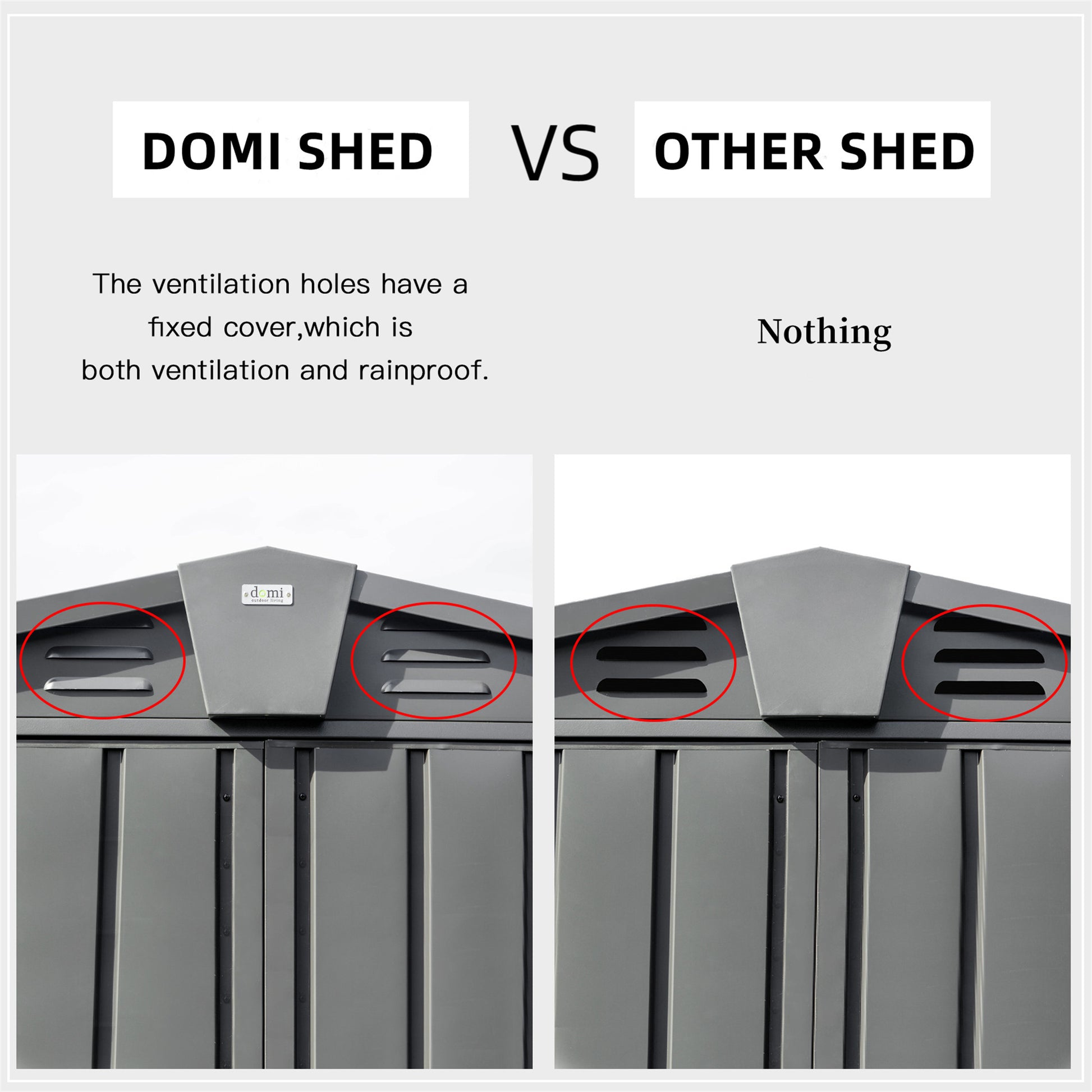 Outdoor Storage Shed 6.5'X 4.2', Metal Garden Shed For Bike, Trash Can, Tools, Lawn Mowers,Galvanized Steel Outdoor Storage Cabinet With Lockable Door For Backyard, Patio, Lawn 6.5X4.2Ft, Black Black Metal