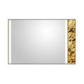 72X 48Inch Led Mirror Bathroom Vanity Mirror With Back Light, Wall Mount Anti Fog Memory Large Adjustable Vanity Mirrornatural Stone Decoration Decoration Follows Led Changesrectangular Backlit Bla Matte Black Aluminium