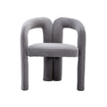 Coolmore Contemporary Designed Velvet Fabric Upholstered Accent Dining Chair Barrel Side Chairs Kitchen Armchair For Living Room Set Of 2 Gray Velvet Gray Foam Velvet