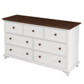 3 Pieces Wooden Captain Bedroom Set Twin Bed With Trundle, Nightstand And Dresser, White Walnut White Walnut Wood