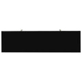 Modern Elegant 4 Door Sideboard Gold Metal Handle Buffet Cabinet For Dining Room, Living Room, Bedroom, Hallway Black Black Particle Board