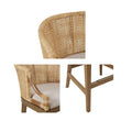 Handcrafted Rattan Counter Stool 25