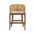 Handcrafted Rattan Counter Stool 25