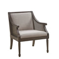Accent Armchair Brown Polyester