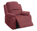 Power Recliner In Paprika Red Red Velvet