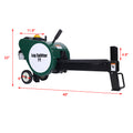 Double Flywheel Electric Log Splitter Log Splitter Electric Portable 7 Ton Hotizontal 2Hp 16A,Electric Firewood Splitting Machine Black Steel