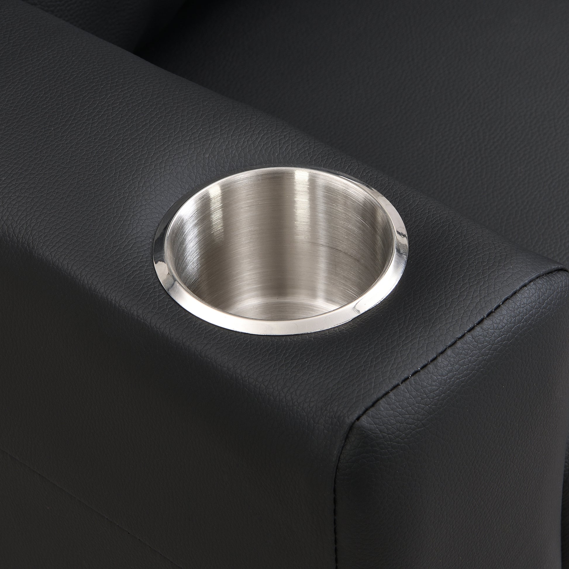 Kids Recliner Chair Black Pvc Black Pvc