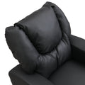 Kids Recliner Chair Black Pvc Black Pvc