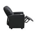 Kids Recliner Chair Black Pvc Black Pvc