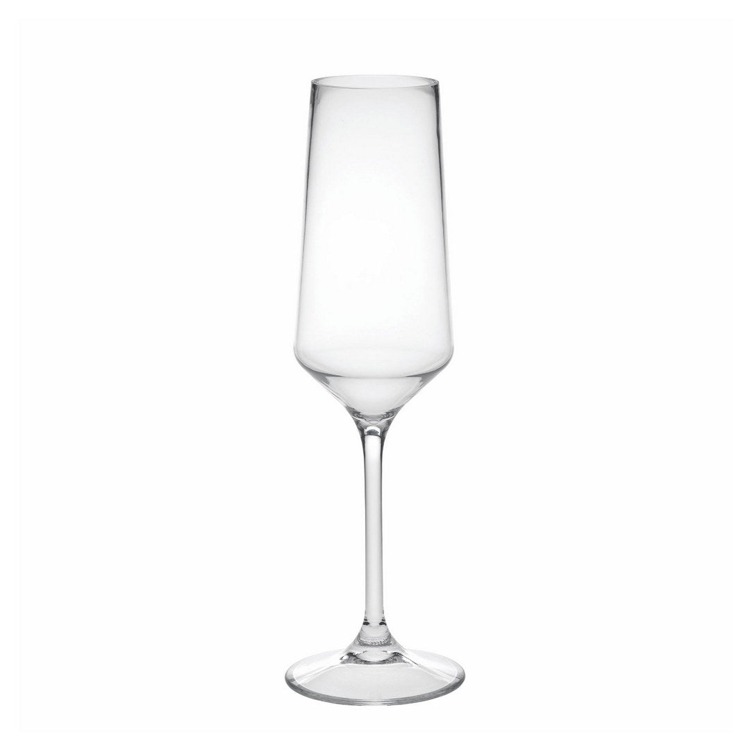 Tritan Lexington Plastic Champagne Flutes Set Of 4 10Oz , Unbreakable Mimosa Glasses Plastic Champagne Glasses, Wedding Champagne Flutes Clear Glass