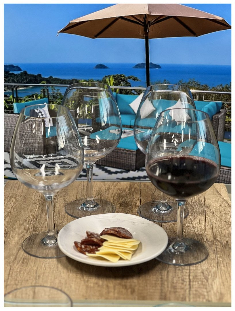 Plastic Wine Glasses Set Of 4 23Oz , Bpa Free Tritan Wine Glass Set, Unbreakable Red Wine Glasses, White Wine Glasses Clear Glass