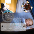 Caged Ceiling Fan With Light, 20'' Farmhouse Low Profile Ceiling Fan Lights With Remote Control, Modern Enclosed 4X E26 Bulb Ceiling Fans With Reversible Motor Living Room Bedroom Kitchen, Black Black Abs Iron