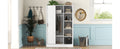 3 Door Shutter Wardrobe With Shelves, White Sliding White White Shelf Bedroom Shelf Contemporary 3 Mdf