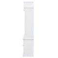 Minimalism Entertainment Wall Unit With Bridge, Modern Tv Console Table For Tvs Up To 70