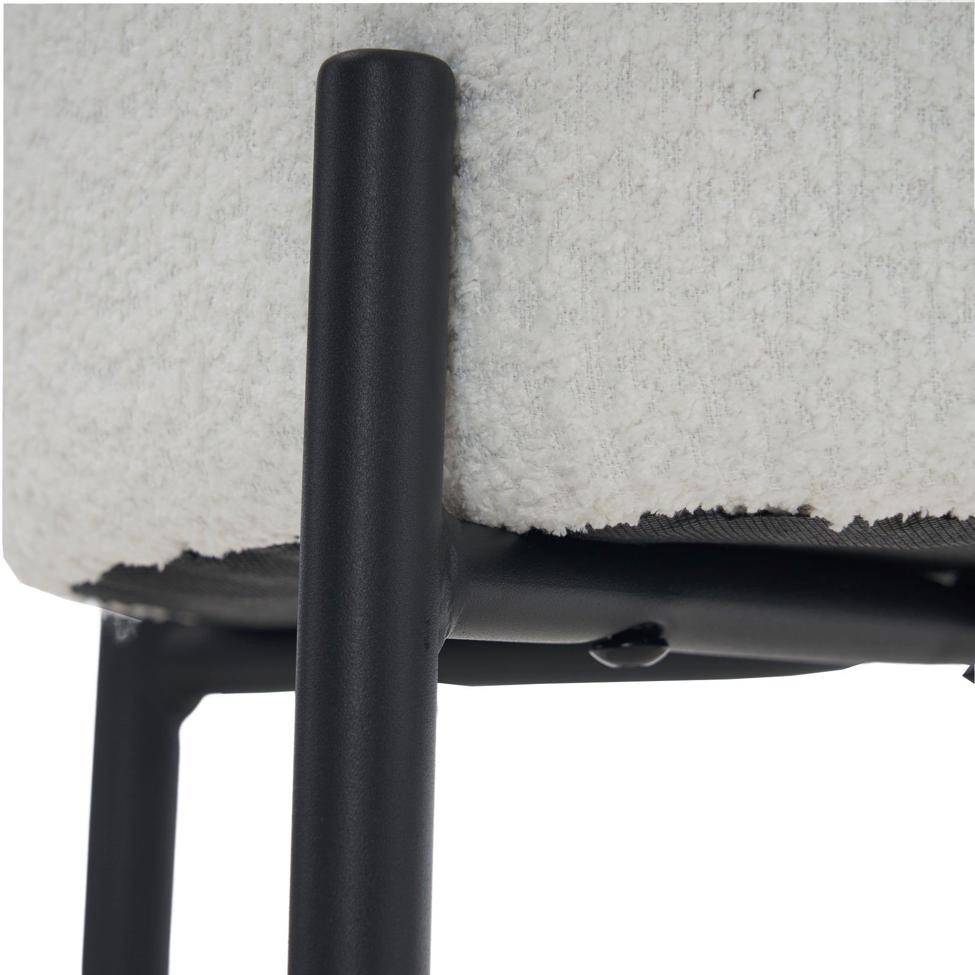 24" Tall, Round Bar Stools, Set Of 2 Contemporary Upholstered Dining Stools For Kitchens, Coffee Shops And Bar Stores Includes Sturdy Hardware Support Legs Beige Foam