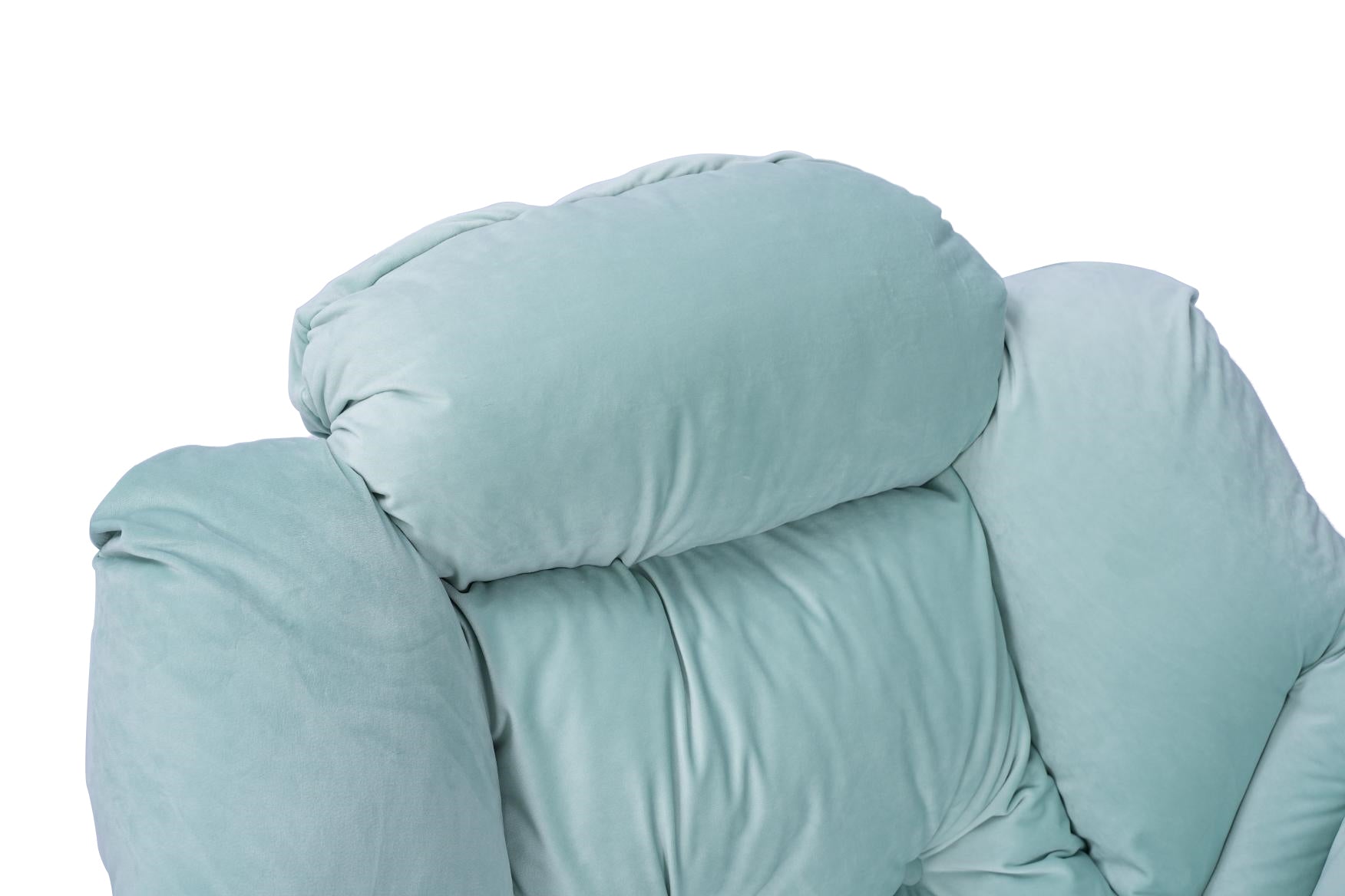 Living Room Chairs Modern Cotton Fabric Lazy Chair, Accent Contemporary Lounge Chair, Single Steel Frame Leisure Sofa Chair With Armrests And A Side Pocket Green ,With Ottoman ,With Footrest Green Polyester Metal Primary Living Space Soft Polyester Fiber