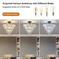 Same As W1340110374 L5011 Black Large Crystal Chandelier, Modern Style Chandelier, Dining Room, Living Room, Bedroom Bulbs Not Included Black Luxury Crystal