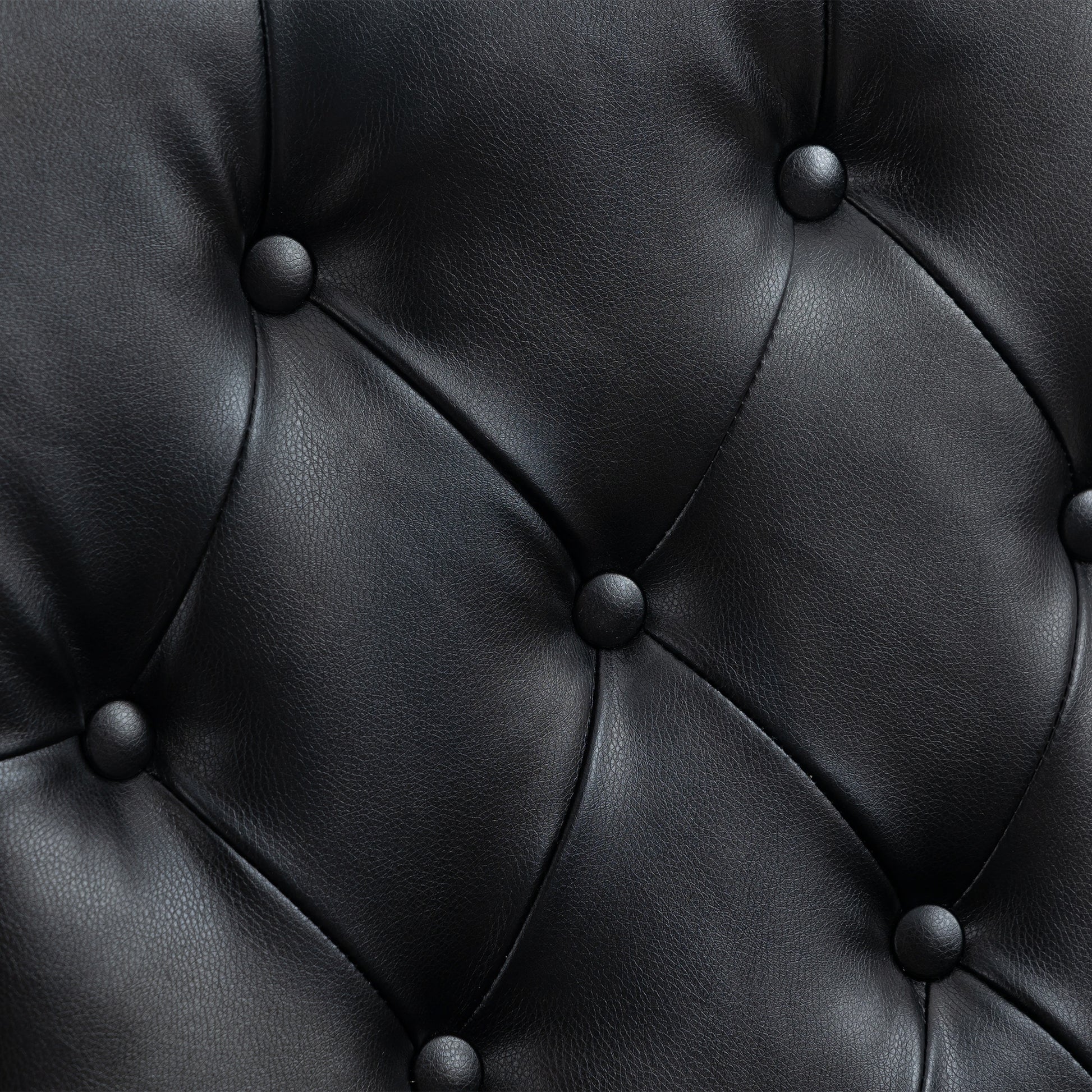 Coolmore Wood Frame Armchair, Modern Accent Chair Lounge Chair With Sturdy Wood Legs For Living Room Bedroom Black Pu Black Pu Foam Pu Leather