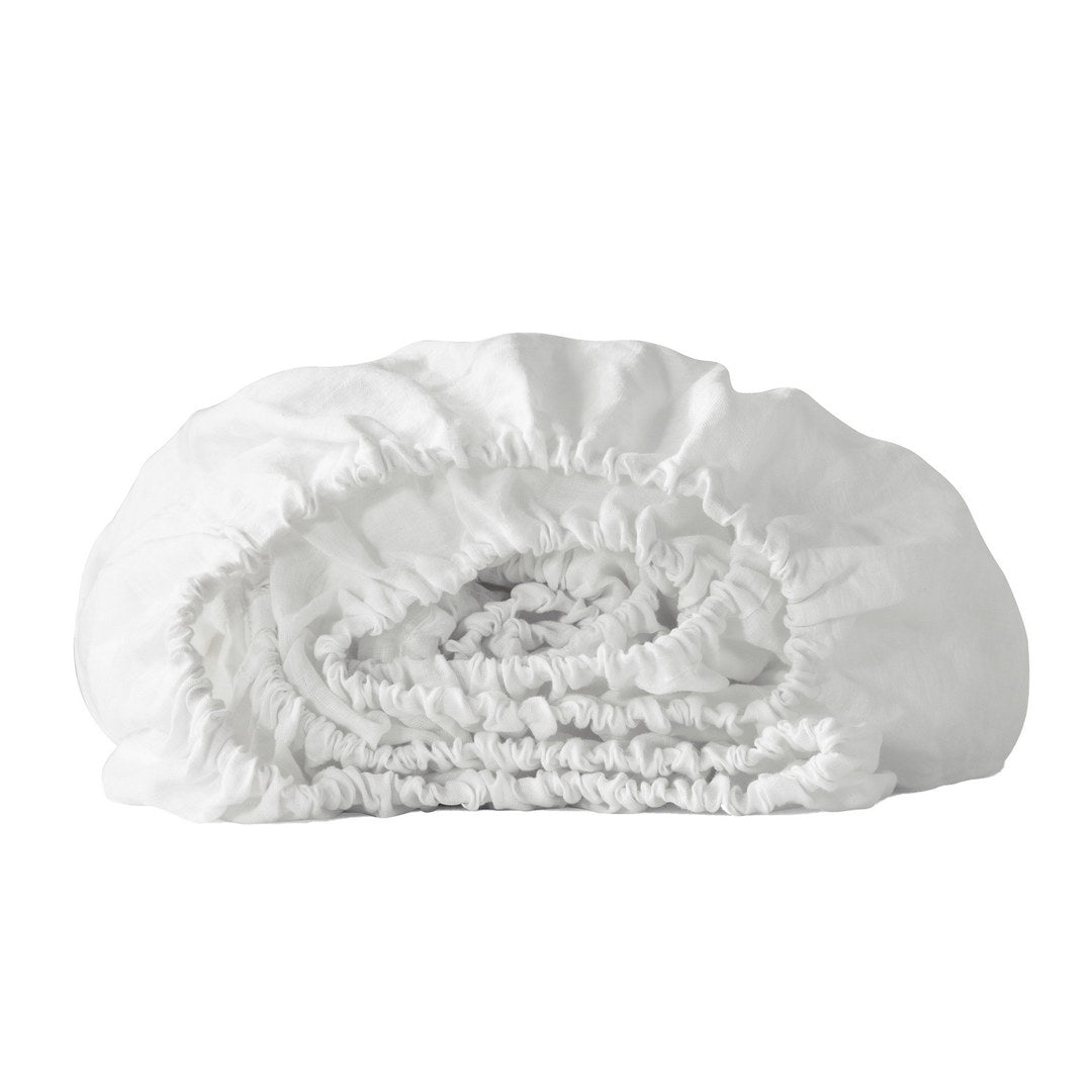 California King Fitted Sheet 1 Pc, California King Sheets, Linen Sheets, Hotel Sheets, Soft White Sheets,& Fade Resistant Cal King Sheets White Linen Linen