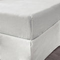 California King Fitted Sheet 1 Pc, California King Sheets, Linen Sheets, Hotel Sheets, Soft White Sheets,& Fade Resistant Cal King Sheets White Linen Linen