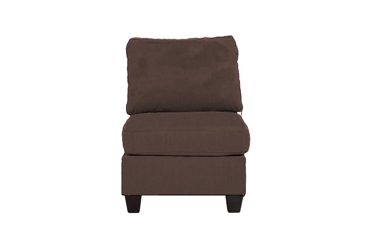 Modular Sectional 9Pc Set Living Room Furniture Corner Sectional Couch Black Coffee Linen Like Fabric 3X Corner Wedge 4X Armless Chairs And 2X Ottomans Coffee Wood Primary Living Space Cushion Back