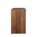 Multifunctional Extendable Console Table Walnut Mdf