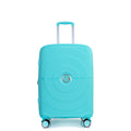 Expandable Hardshell Suitcase Double Spinner Wheels Pp Luggage Sets Lightweight Durable Suitcase With Tsa Lock,3 Piece Set 20 24 28 Lake Blue Lake Blue Polypropylene