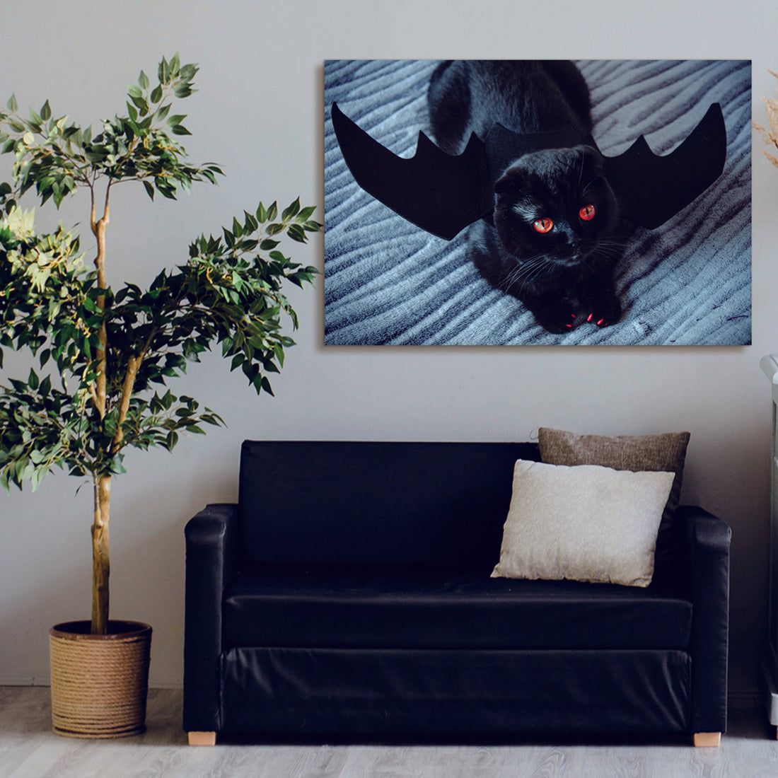 Drop Ping Framed Canvas Wall Art Decor Painting For Halloween,Scary Pumpkin Painting For Halloween Gift, Decoration For Halloween Office Living Room, Bedroom Decor Ready To Hang Rectangle Framed
