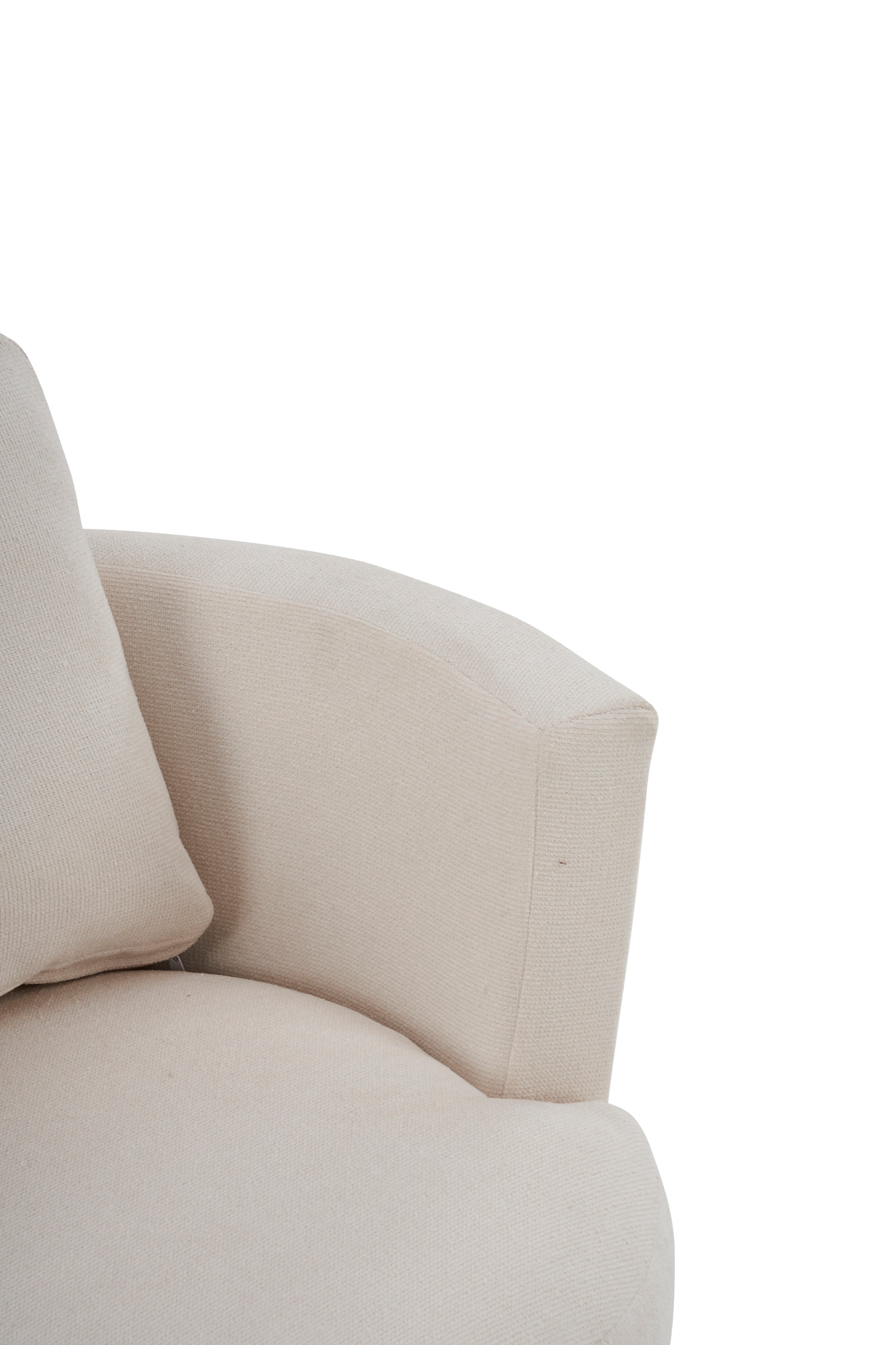 Swivel Barrel Chair, Comfy Round Accent Sofa Chair For Living Room, 360 Degree Swivel Barrel Club Chair, Leisure Arm Chair For Nursery, Hotel, Bedroom, Office, Lounge Beige Beige Primary Living Space Modern Foam Polyester